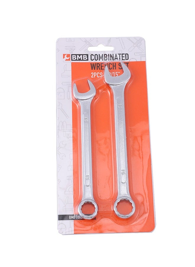 BMB tools Combinated Wrench Set 2 Piece - 13\15 inch - Image 4