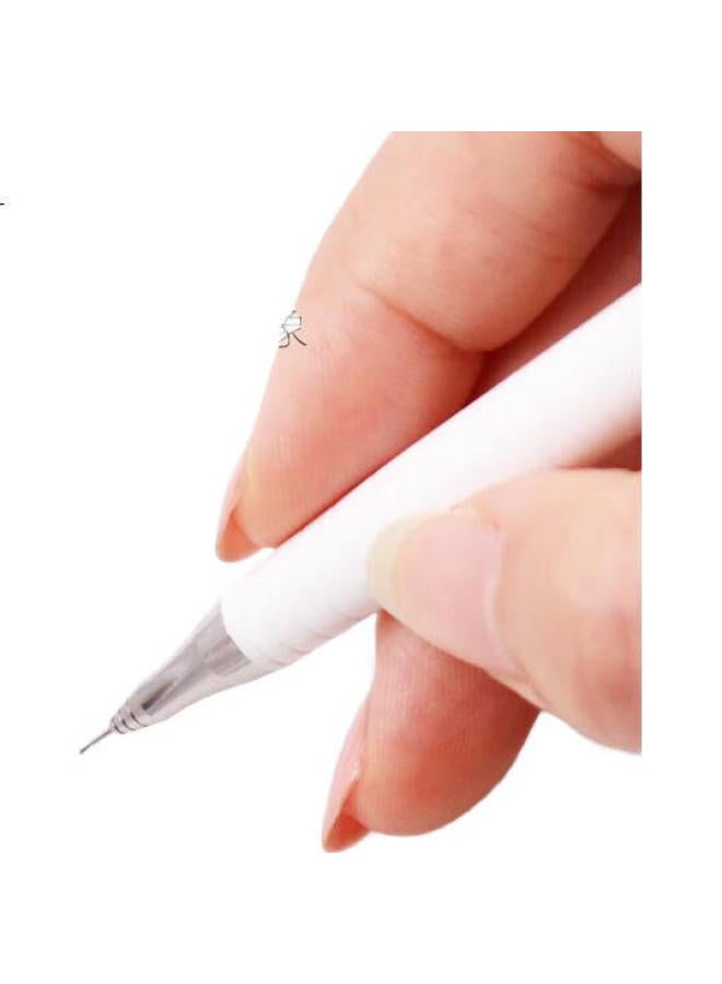 Pentel 0.2Mm Automatic Pencil Sketch Drawing Drafting Pencil With Eraser Xpp502-Ax White - Image 2