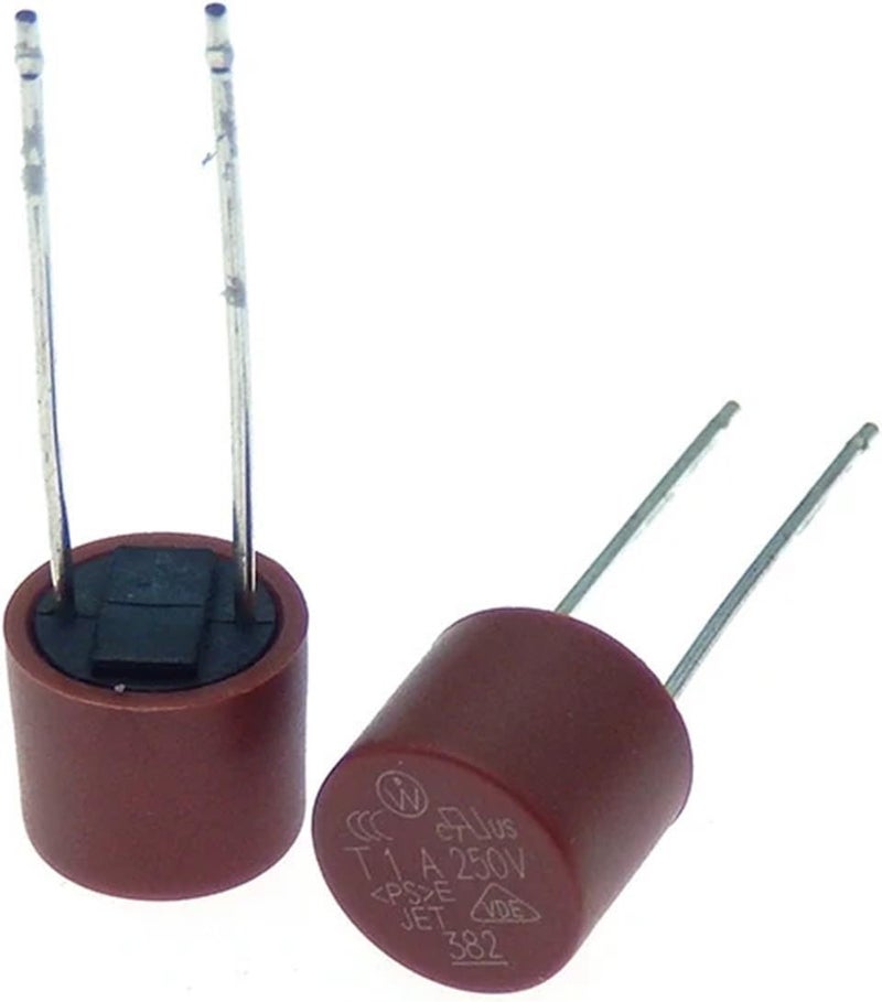 10pcs Round Fuse Slow Blow TR5 T0.5A T0.8A T1A T1.6A T2A T2.5A T3.15A T5A T6.3A T8A T10A 250V 382 Plastic LCD TV Power Board(T3.15A) - Image 1