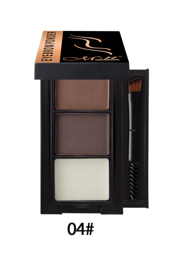 Mn MENOW Makeup for eyebrows Long Lasting Eyebrow Powder with Mirror and Brush - Image 4