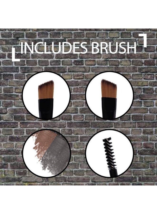 Mn MENOW Makeup for eyebrows Long Lasting Eyebrow Powder with Mirror and Brush - Image 5