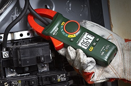 Extech MA445 400A True RMS AC/DC Clamp Meter with NCV Detector, 1.2" Jaw Opening, Backlit Dual Display, 40,000 Count Multimeter, Inrush Current, Frequency, Duty Cycle, Diode & Continuity Tester - Image 2
