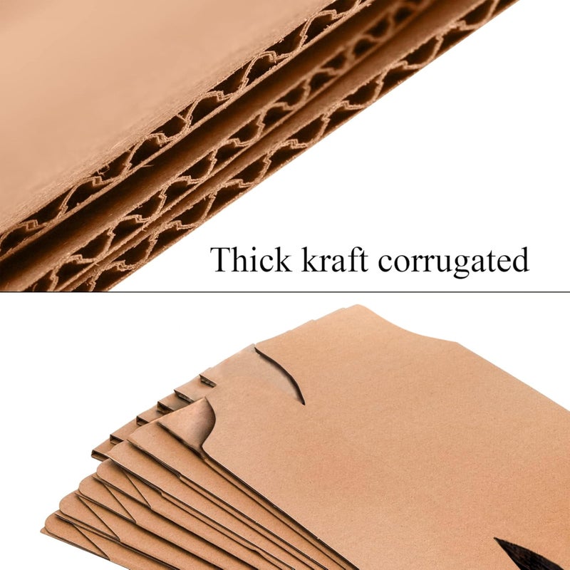 Cedilis 25 Pack 9x6x4 Inches Shipping Boxes, Small Corrugated Cardboard Box, Brown Cardboard Mailing Boxes, Thick Corrugated Mailer Boxes for Shipping Packing Small Business, Recyclable - Image 4