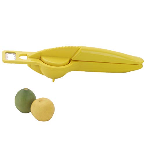 Amiraj Express Lemon Squeezer with Bottle Opener, Hand squeezer juicer, Manual Juicer, Food Grade plastic, Set of 1, Multicolour - Image 4