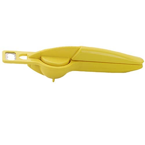 Amiraj Express Lemon Squeezer with Bottle Opener, Hand squeezer juicer, Manual Juicer, Food Grade plastic, Set of 1, Multicolour - Image 3