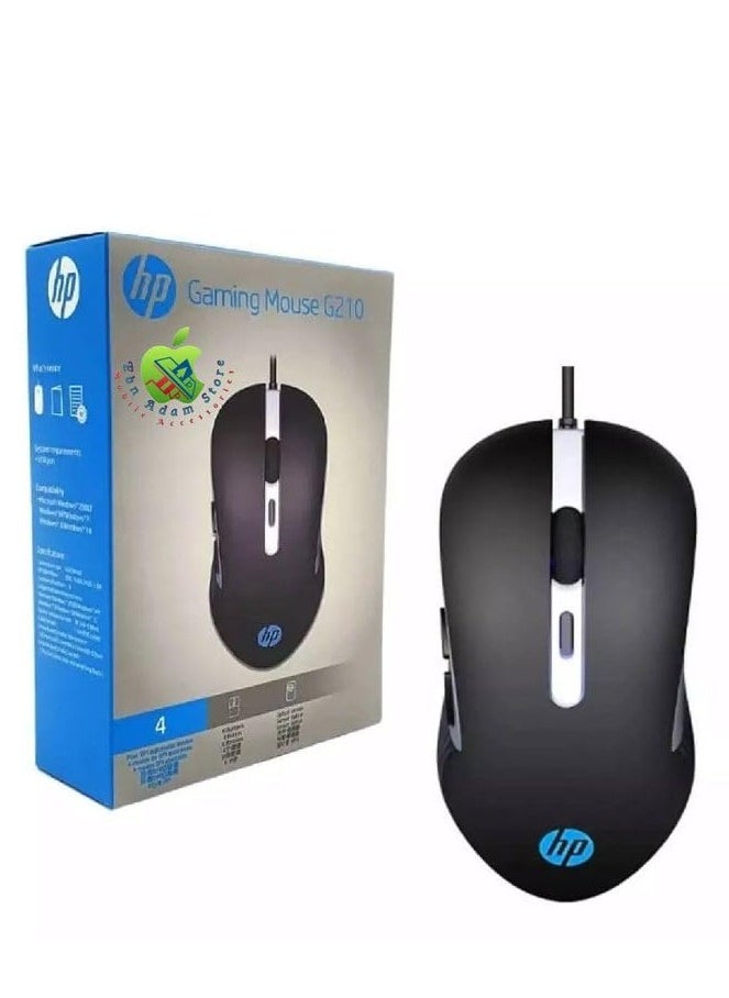 HP - HP Original HP Gaming Mouse G210, 4 DPI, 6 Buttons, Optical Sensor - Image 1