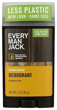 Every Man Jack 91300 Deodorant Sandalwood 3 Oz - Image 1