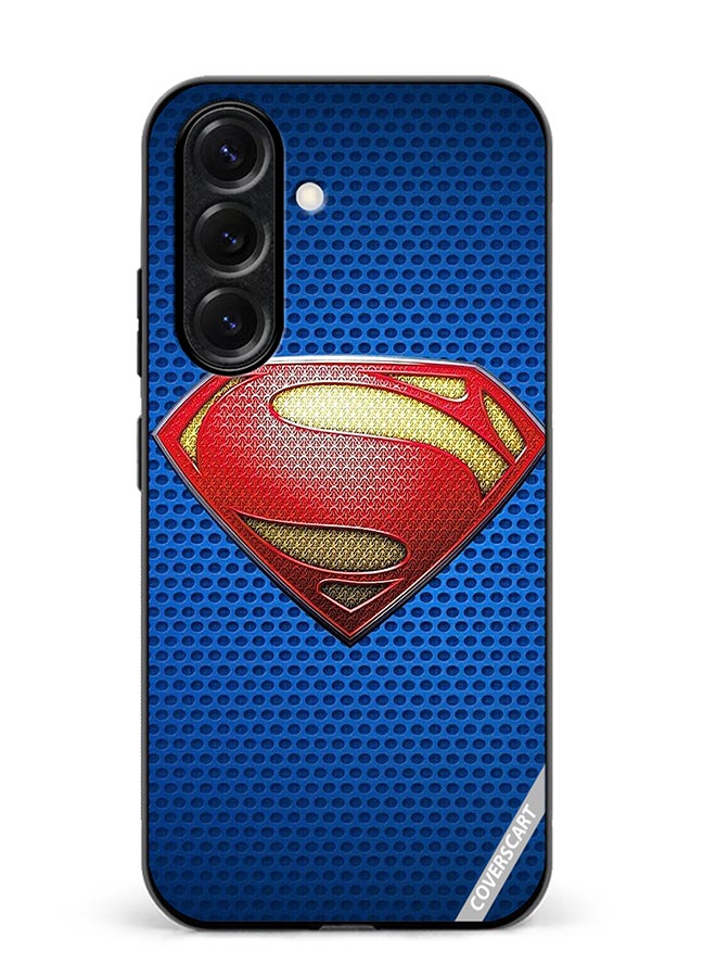 VR CREATIVE Protective Case Cover For Samsung Galaxy A56 Superman Logo Design Multicolour
