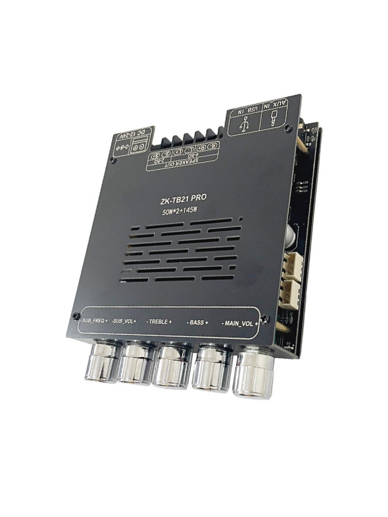 TB21PRO Upgraded 2.1 Channel Wirelsss-Compatible Amplifiers Board With Bass Speaker And Plastic Case - Image 3