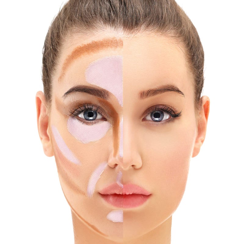 Boobeen Highlighter Makeup Stick Highlighter Bronzer Stick Glow Face Illuminator Highlight Contouring Sticks Waterproof Long-lasting - Image 2