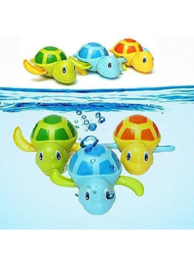 RollsTimi  3pcs Bath Swimming Turtle Toy for Baby Toddler, Wind Up Chain Bathing Water Toy, Swimming Bathtub Pool Cute Swimming Turtle Toys for Boys Girls. - Image 4