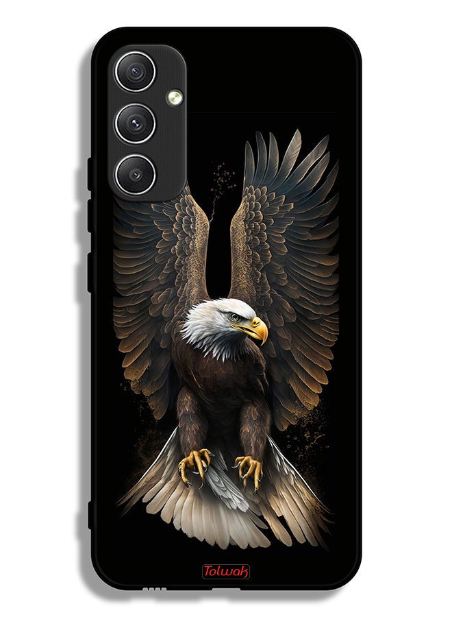 Tolwak غطاء حماية لهاتف Samsung Galaxy A34 5G بتصميم أجنحة النسر - Image 1