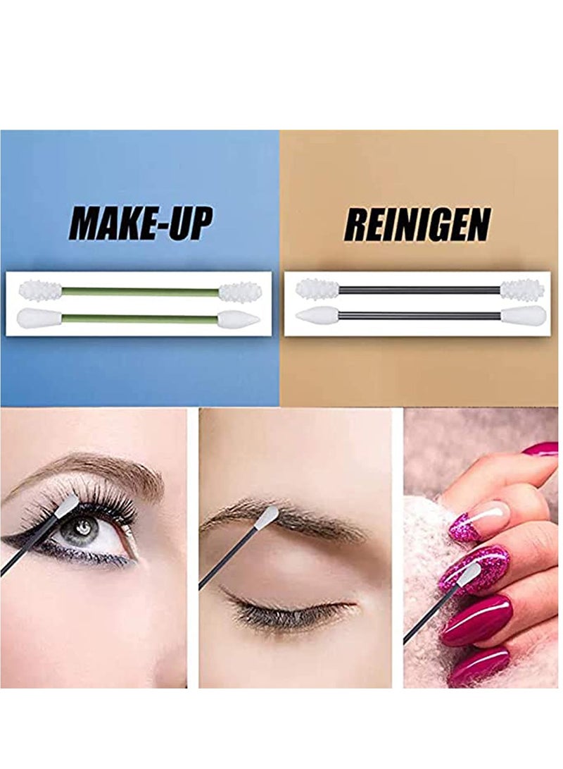 Excefore 4 sticks Washable Safety Silicone Cotton Buds for Ear Cleaning Cosmetic Beauty Care - Image 3