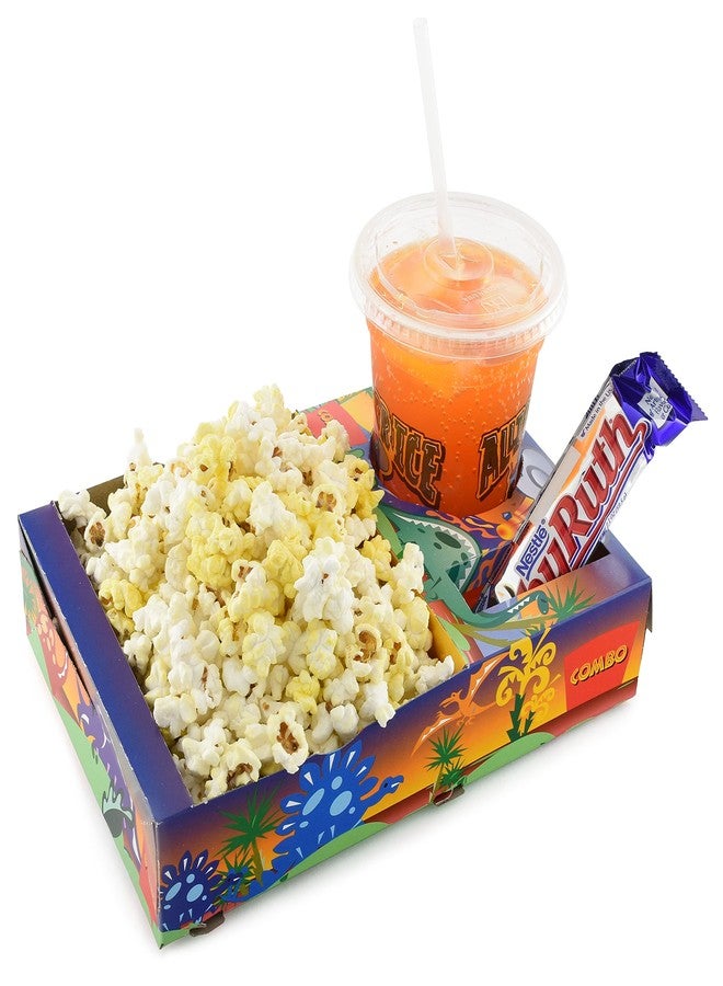 SNAPPY Dinosaur Combo Movie Popcorn Trays, 50 Count - Image 1