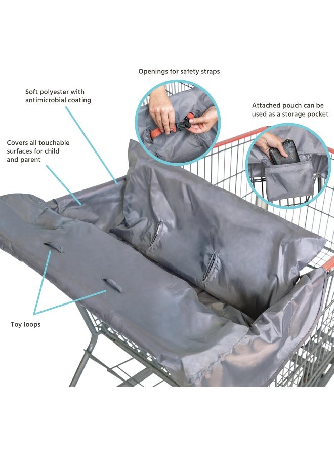 J.L. Childress J.L. Childress Healthy Habits Shopping Cart and High Chair Cover  - Image 2
