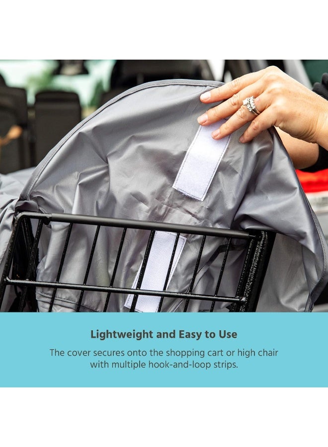 J.L. Childress J.L. Childress Healthy Habits Shopping Cart and High Chair Cover  - Image 4