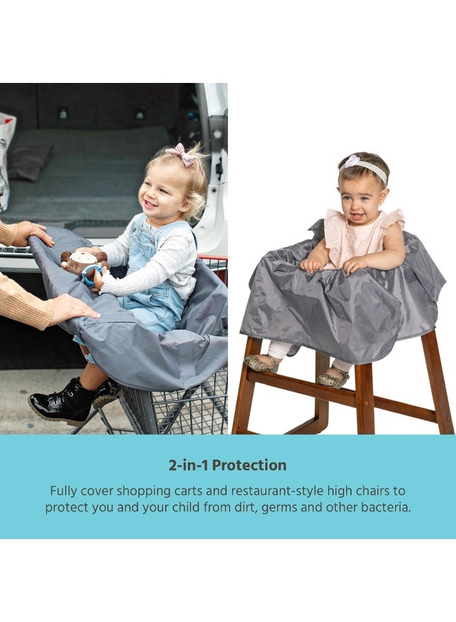J.L. Childress J.L. Childress Healthy Habits Shopping Cart and High Chair Cover  - Image 3