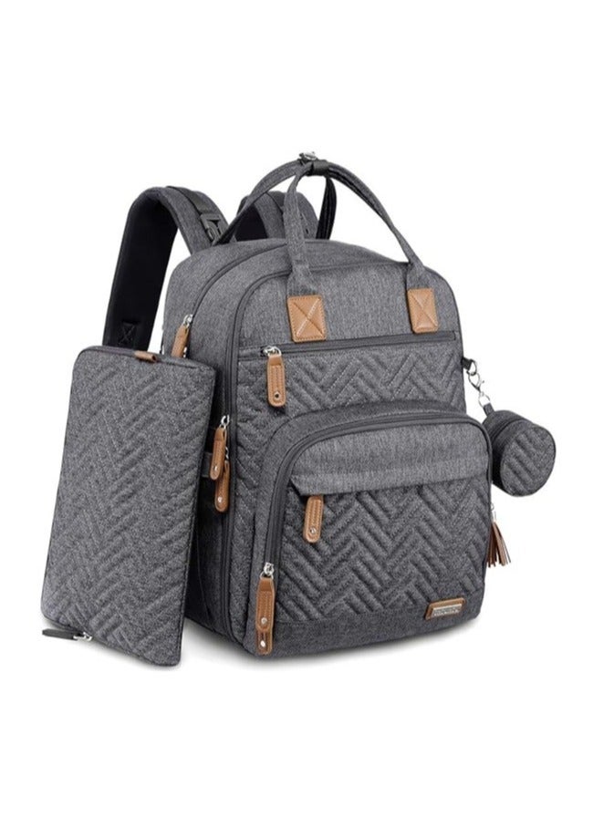 iniuniu Diaper Bag Backpack, iniuniu Large Unisex Baby Bags for Boys Girlsâ¦ - Image 1
