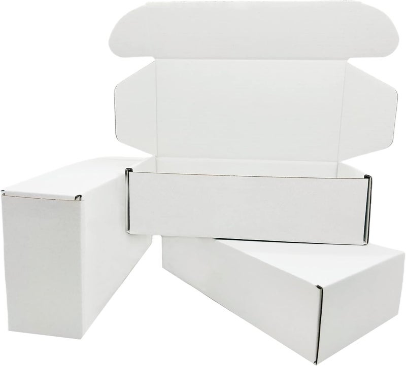 MALANI STORES 3Ply Corrugated Box/Shipping Boxes/Packaging Boxes 7X4X2 inch selflock white corrugated 3ply box_Pack of -100 - Image 1