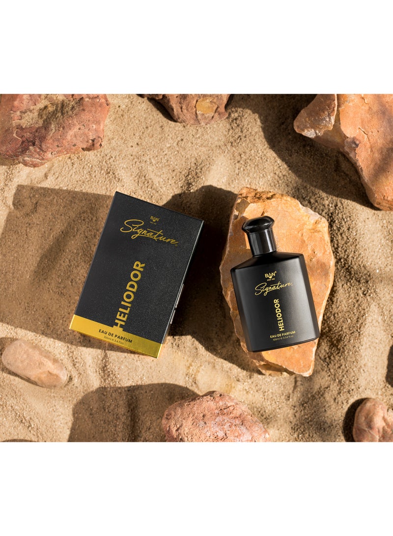 Signature Heliodor Eau de Parfum for Men Long Lasting Woody Chypre 100ml - Image 3