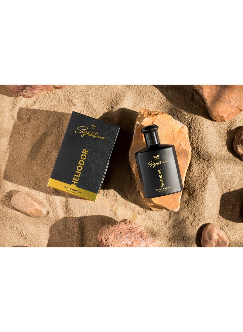 Signature Heliodor Eau de Parfum for Men Long Lasting Woody Chypre 100ml - Image 2