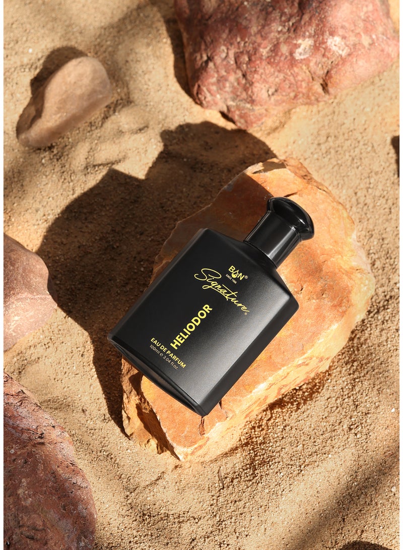 Signature Heliodor Eau de Parfum for Men Long Lasting Woody Chypre 100ml - Image 5