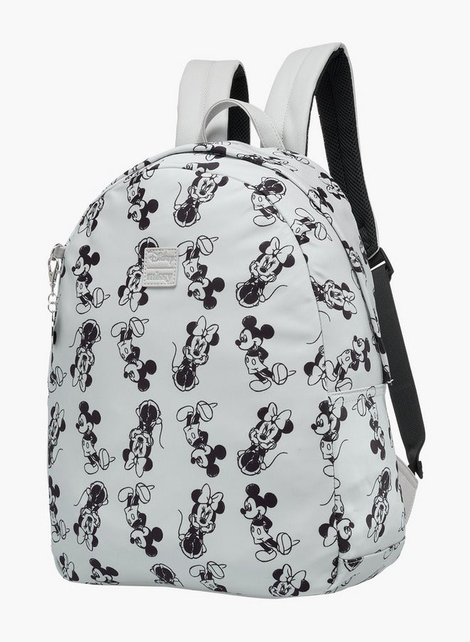 ديزني حقيبة ظهر بطبعة ميكي وميني ماوس بأشرطة قابلة للتعديل - Image 2