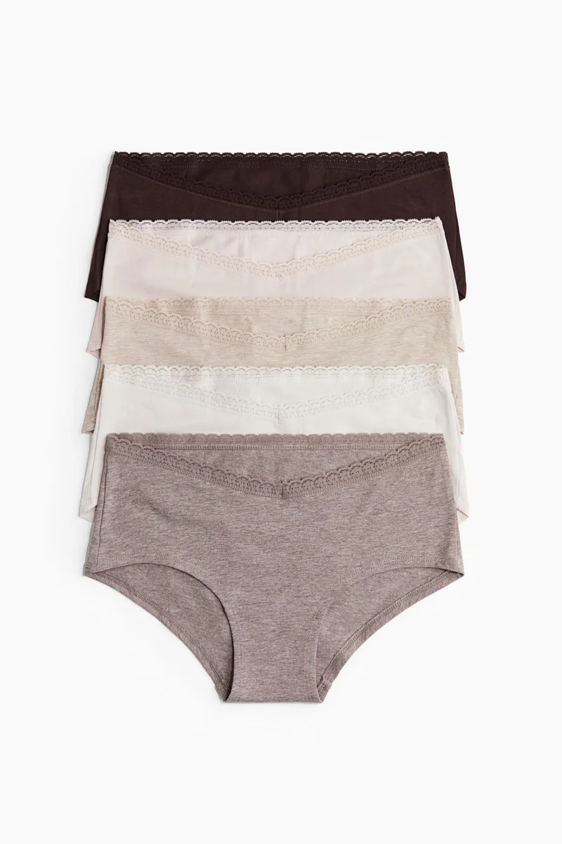 H&M MAMA 5-pack hipster briefs
