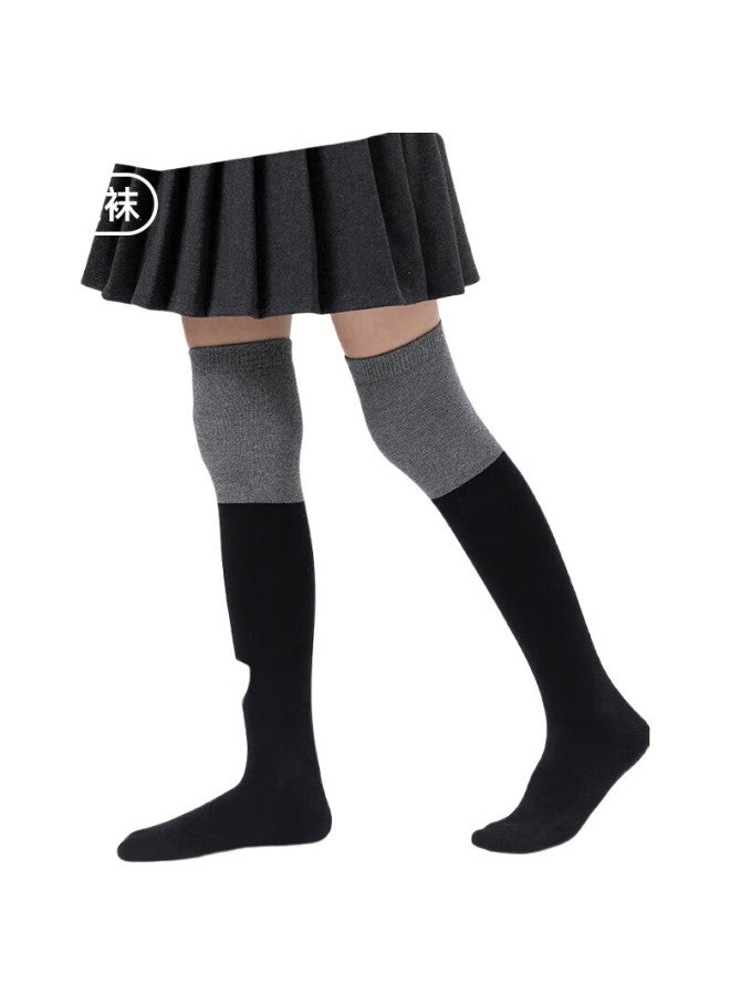 Barbie Children'S Mid-Calf Socks, Girls' Knee-High Socks, Autumn And Winter Over-Knee Long Socks, Spring And Autumn Black High Socks, Versatile Socks For Girls And Students - Image 2