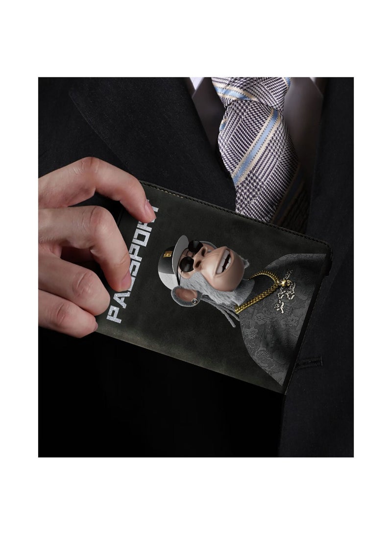 RFID anti-theft passport swiping bag SILVER  - Image 4