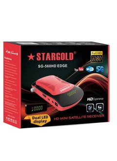 ستارجولد جهاز استقبال ستالايت صغير عالي الدقة 5G شاشة LED مزدوجة Full HD 1080  - Image 2