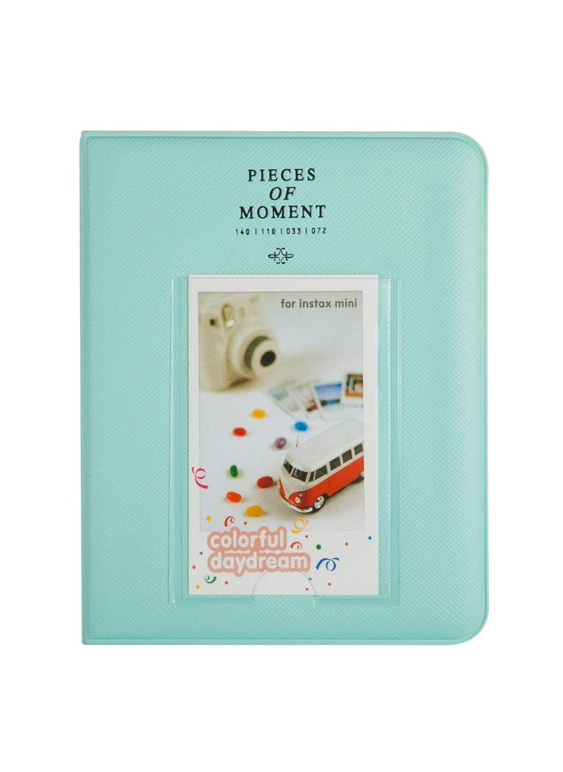 ZIKKON ZIKKON 64 Pockets Photo Album for Fujifilm Instax Mini 12 11 9 8 40 99 Evo Liplay 7S Instant CameraMini Link Printer Polaroid Snap Touch PIC300 Z2300 Mint Zip Instant Camera Printer Ice blue  - Image 2