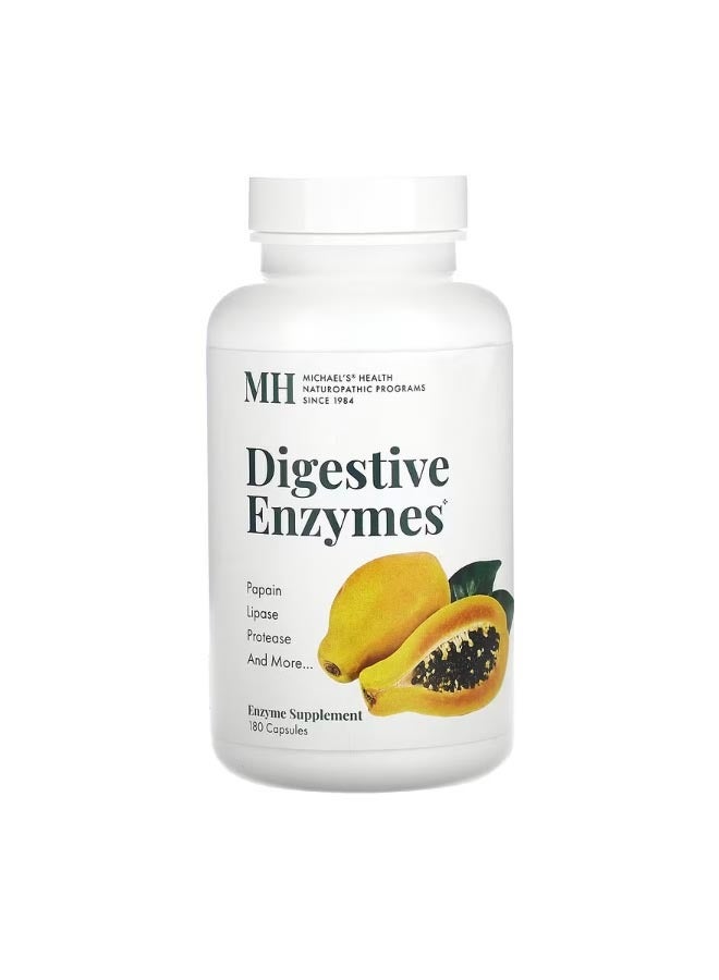 Michael's Naturopathic Digestive Enzymes 180 Capsules - Image 1