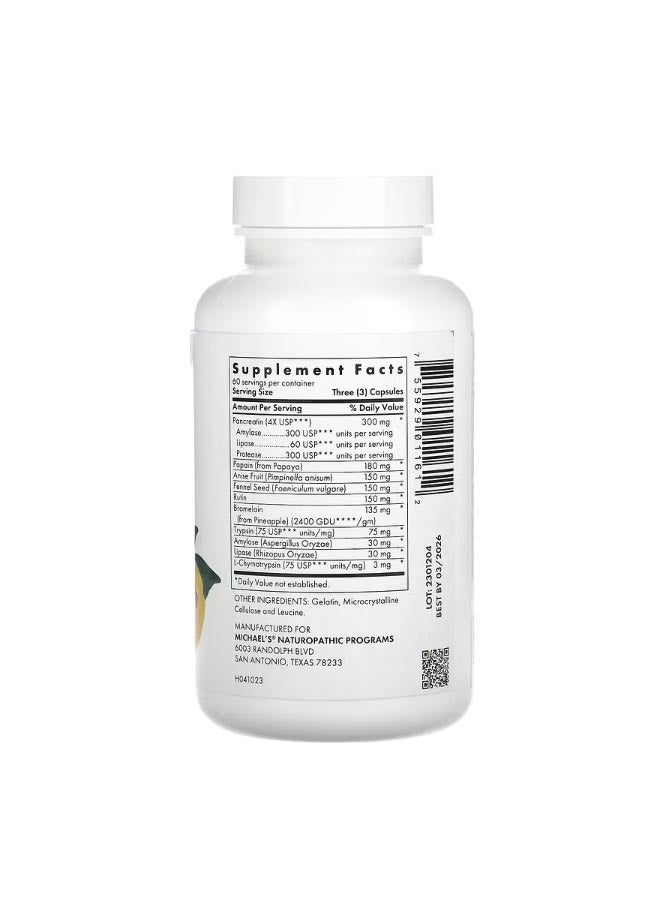 Michael's Naturopathic Digestive Enzymes 180 Capsules - Image 2