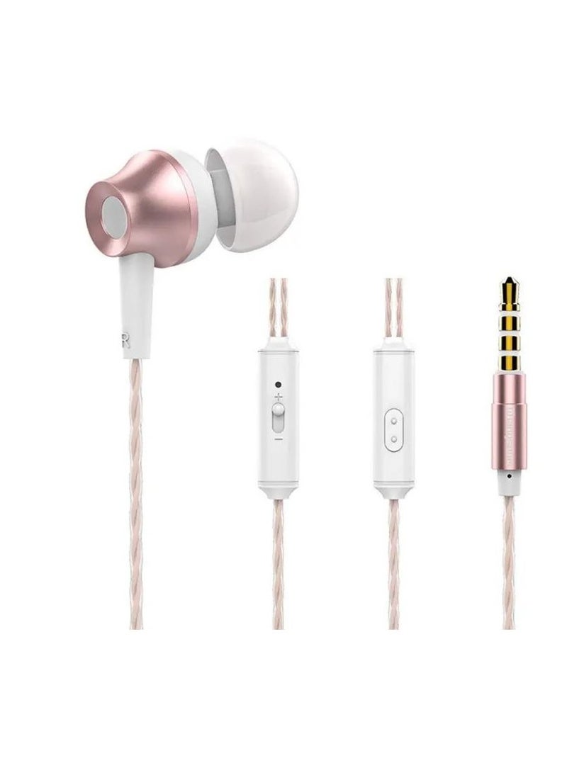 Langsdom Wired Metal Headset m299 - rose gold  - Image 1