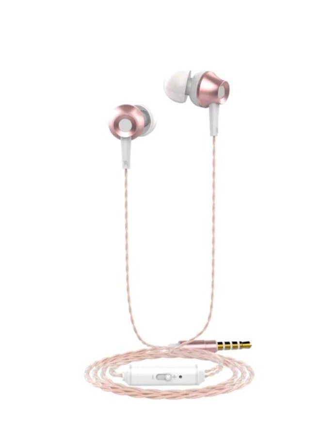 Langsdom Wired Metal Headset m299 - rose gold  - Image 3