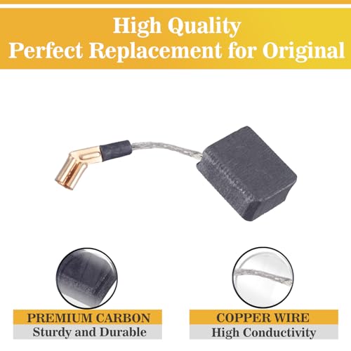MARSTEK 10 Pack N257540 Replacement Electric Motor Carbon Brushes Compatible with Dewalt Angle Grinder DWE402 DWE4214 - Image 3