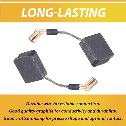 MARSTEK 10 Pack N257540 Replacement Electric Motor Carbon Brushes Compatible with Dewalt Angle Grinder DWE402 DWE4214 - Image 4