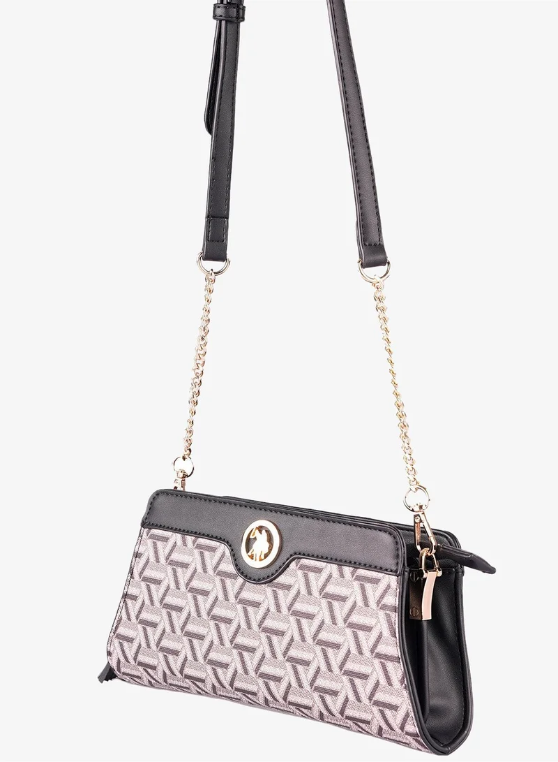 U.S. Polo Assn. BLACK U.S. Polo Assn. Women's Shoulder Bag, Ladies Large Capacity Shoulder Bag Handbag Tote Bags Clutch Bag, Women's Leather Hobo Bag, Women's Tote Bag, Women's Shoulder Bag, Women's Hand Bag, Women's Travel Bag, for Office Sling Bag Side Bag and Girls College Students for Women | Best Price UAE