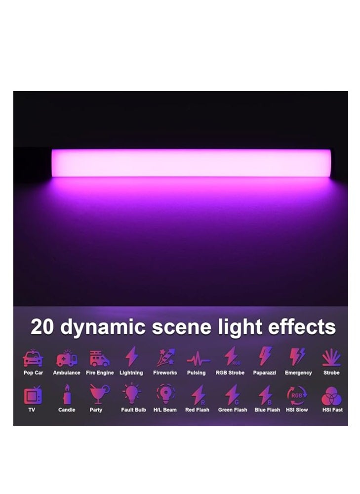 ماركة غير محددة - w150rgb-ii المحمولة RGB مصباح LED مصباح الفيديو عصا 2500k-9000k 20 ضوء قابل للتعديل تأثير المشهد المدمج في البطارية ، VLOG يعيش المنتج صورة فوتوغرافية - Image 1