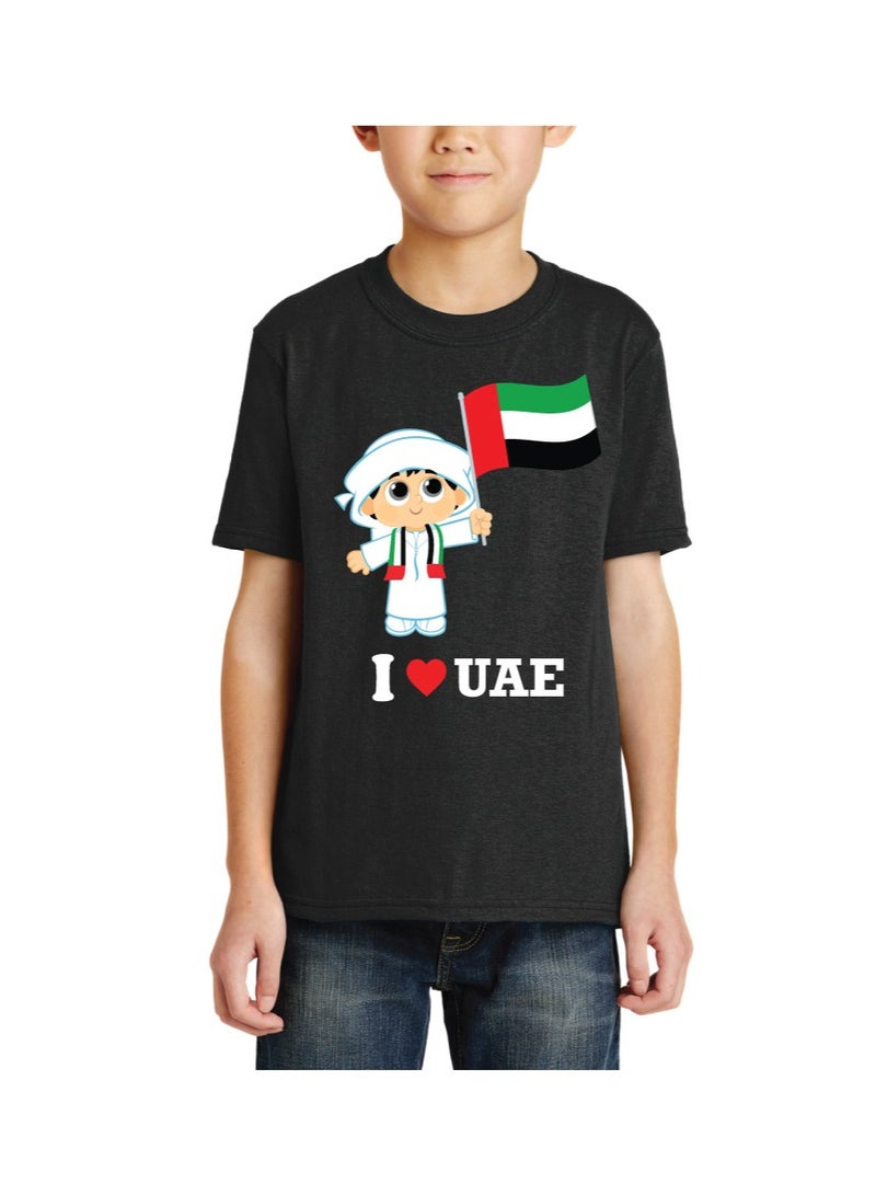 UAE Kids Boys Tshirt  Cap Flag and Badge Combo Pack of 4 - Image 3
