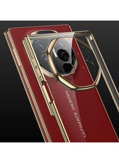OCTOBER غلاف شفاف متوافق مع Huawei Mate XT، غلاف مغناطيسي ثلاثي الطيات مقاوم للسقوط والصدمات.  - Image 4