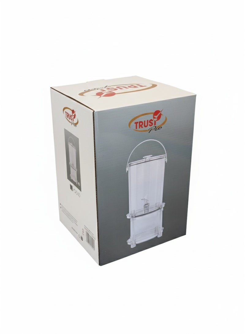 تراست موزع عصير أكريليك مع حامل سعة 5 لتر 29×19×19 سم - Image 2
