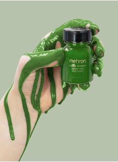 mehron Makeup Liquid Face and Body Paint (1 oz) (GREEN)  - Image 2
