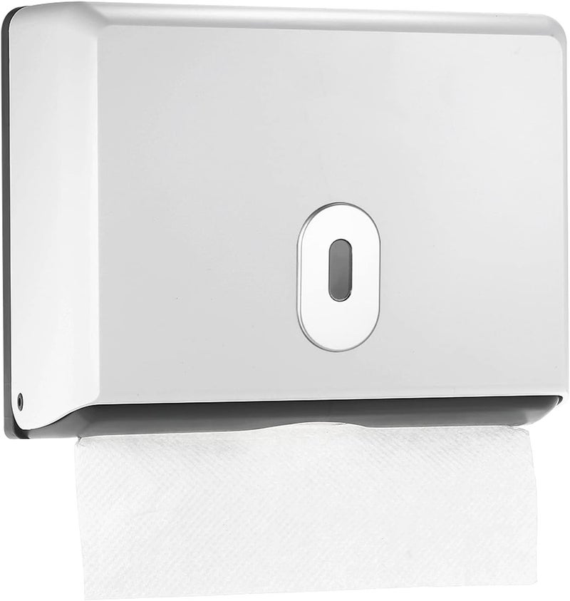 Eacam Wall-mounted Bathroom Tissue Dispenser Tissue Box Holder for Multifold Paper Towels Waterproof Toilet Paper Tissue Dispenser Holder for Hotel Food Service - Image 1