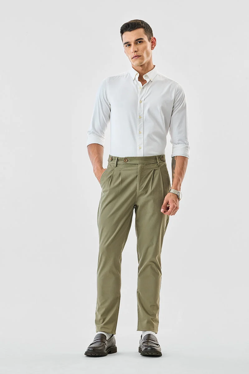 SNITCH Straight Fit Stretch Trousers