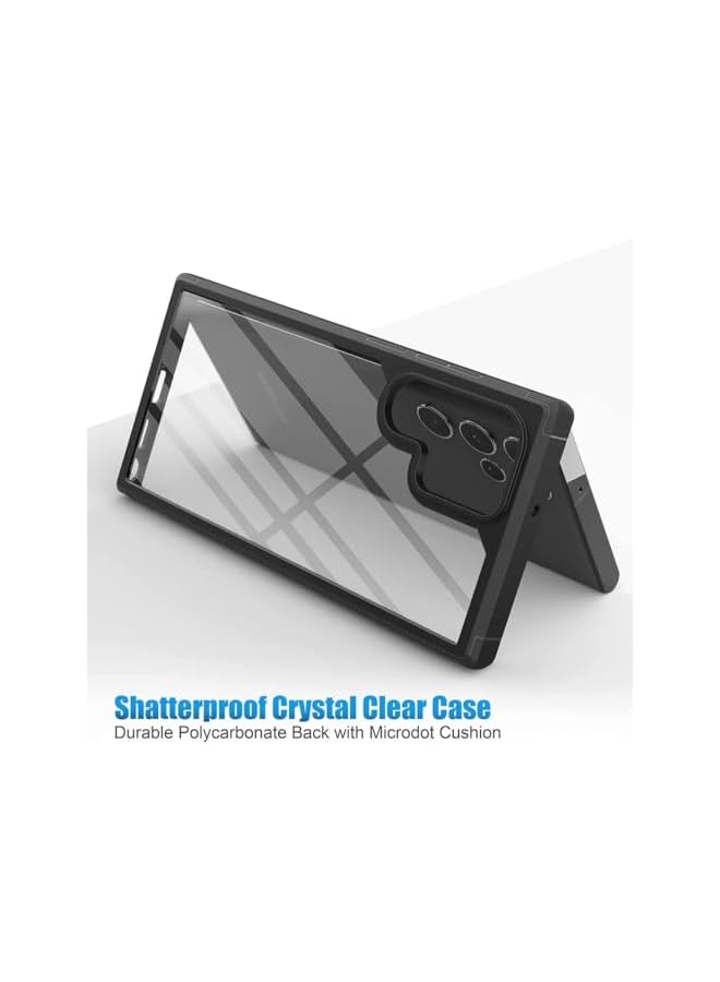 Excefore Case For Samsung Galaxy S22 Ultra 5G 6.8 Inch Anti Fall Shockproof Bumper Protective Phone Slim Fit Cover For Galaxy S22 Ultra Anti Scratch Hard Pc Dark Green - Image 4