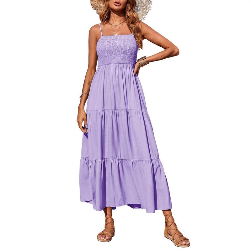 2025 Spring Women's Elegant Sleeveless Split Dress - Image 4