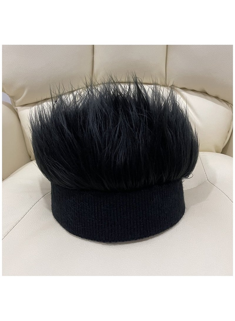KUYING Summer Fashion Full Head Set Wig Hat 