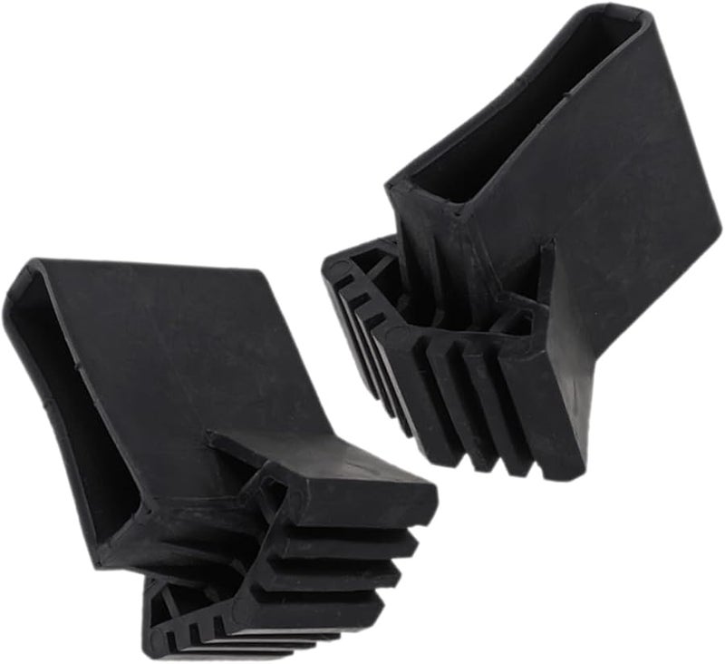 2Pcs Non Slip Ladder Feet Covers Replacement Leg Pads Black Plastic Anti Skid for Household Outdoor - Image 2